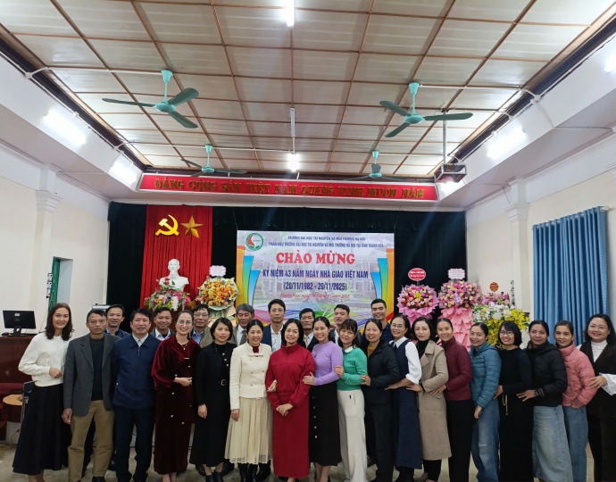 CHÀO MỪNG KỶ NIỆM 43 NĂM NGÀY NHÀ GIÁO VIỆT NAM